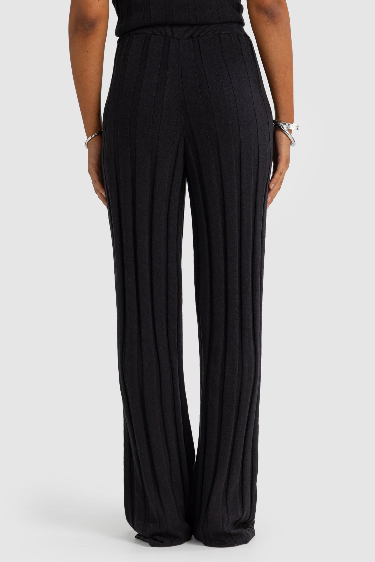 Amara Knit Pants Black