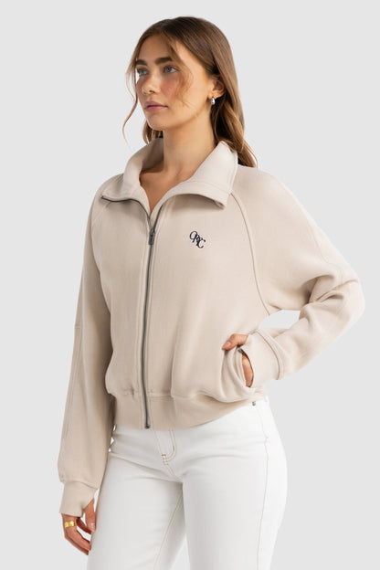 Ava Monogram Collared Jacket