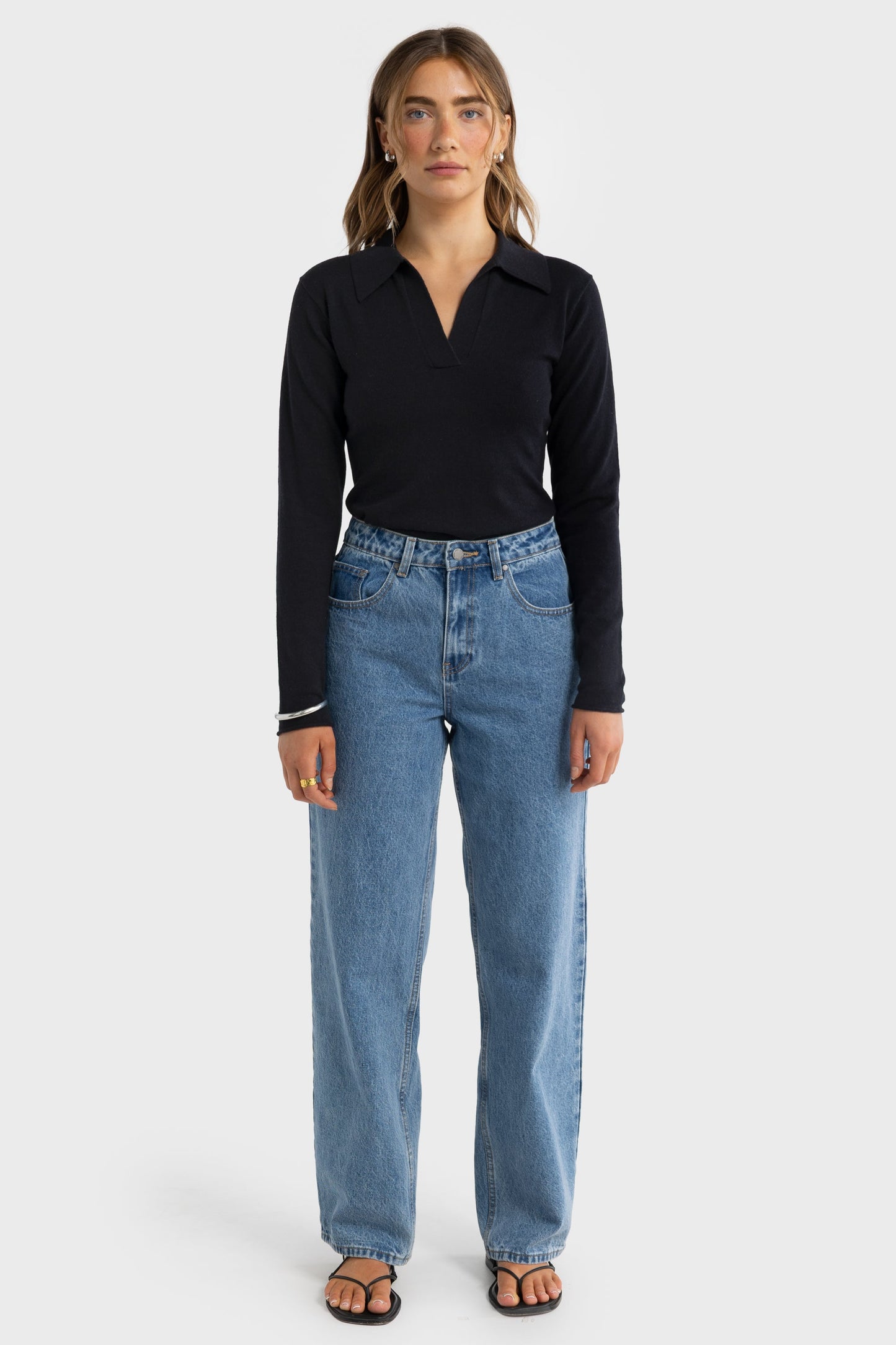 Kingston Knit Polo Top