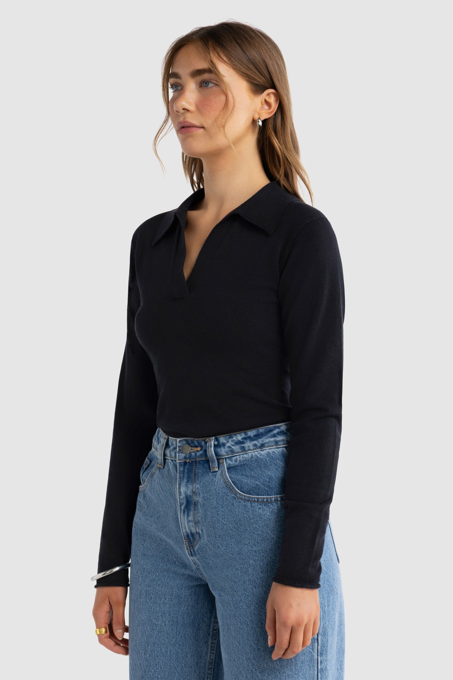 Kingston Knit Polo Top