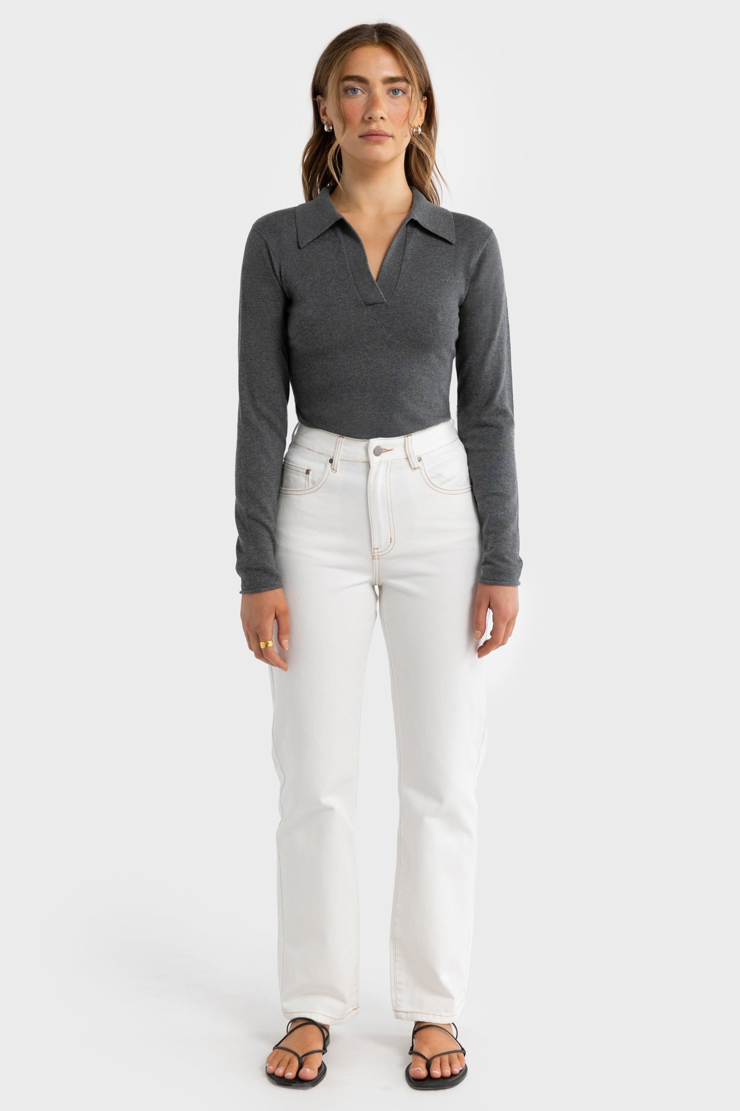 Kingston Knit Polo Top