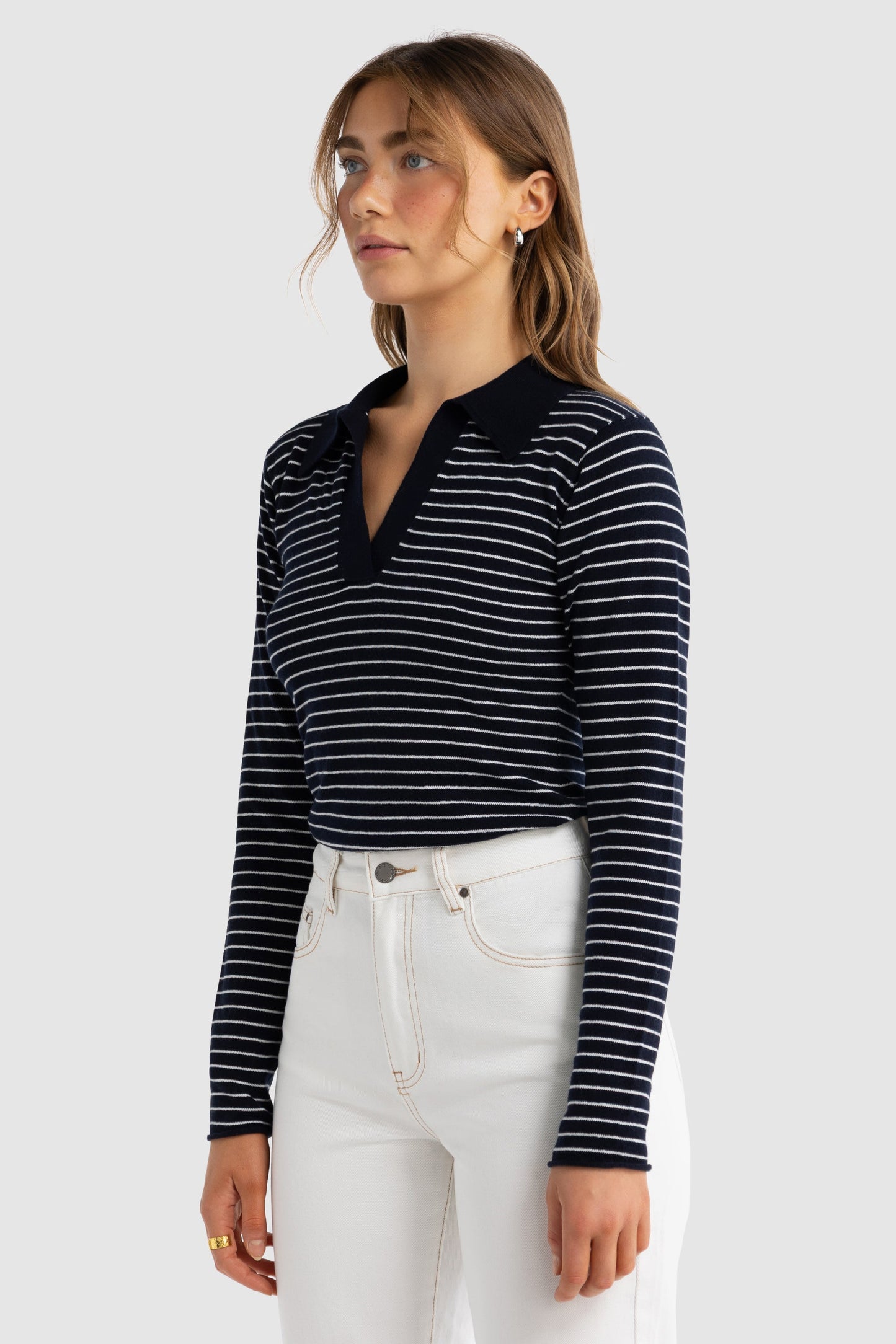 Kingston Knit Polo Top