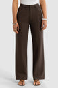 Maya Front Seam Pants Dark Olive