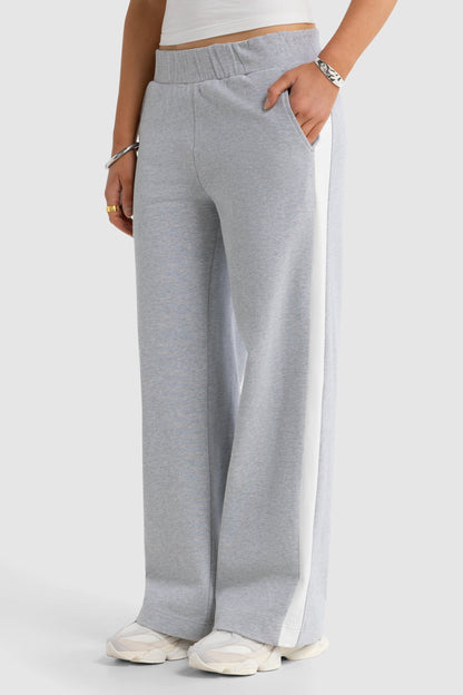 Solene Panel Pants Grey Marle