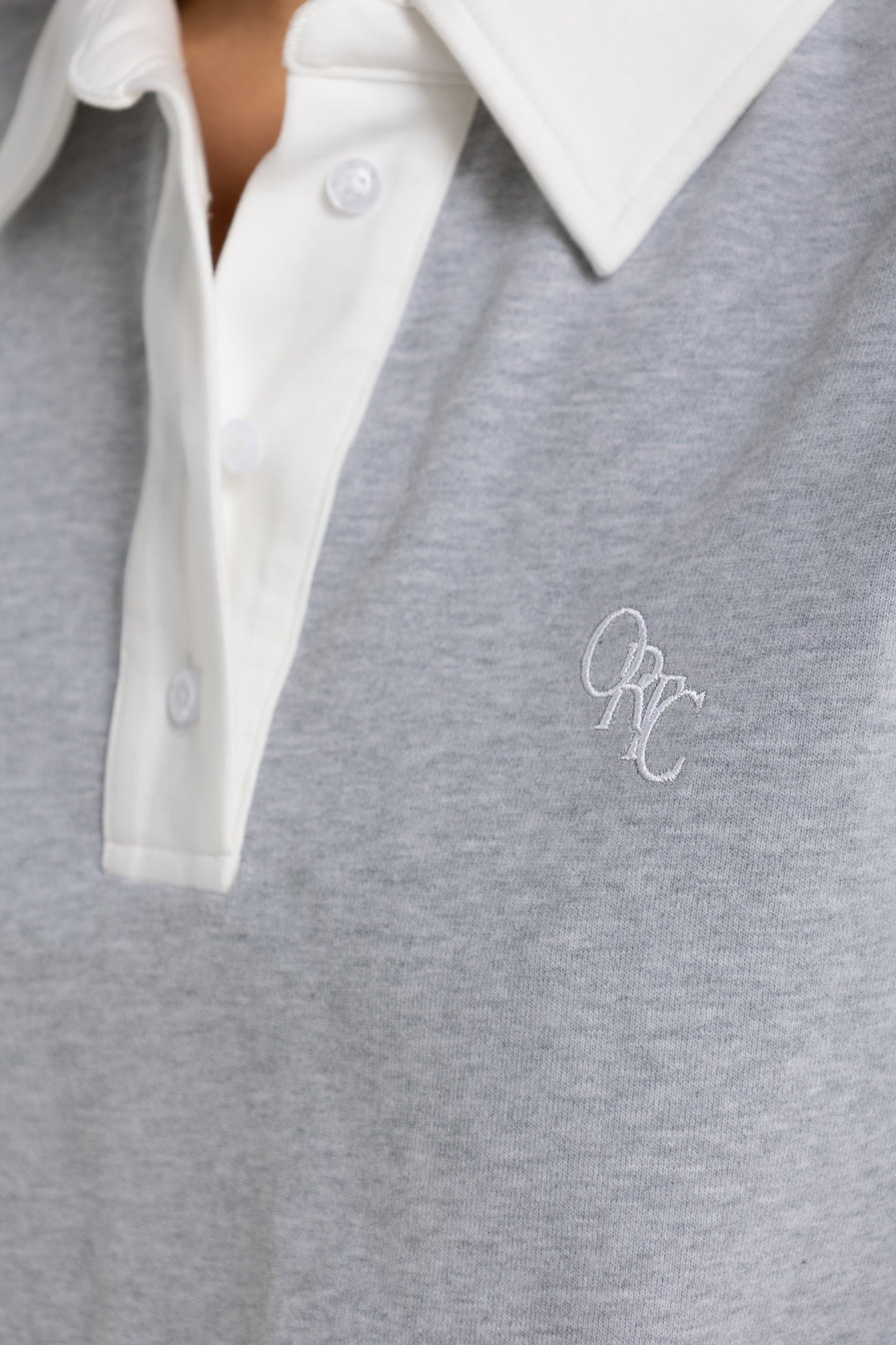 Solene Rugby Sweater Grey Marle