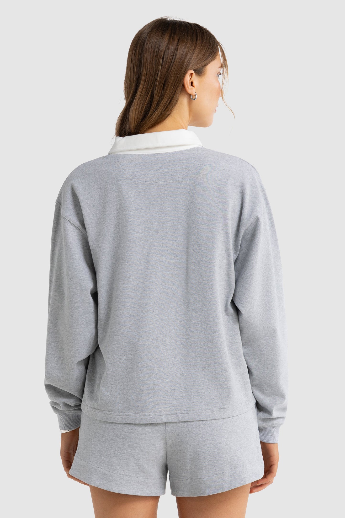 Solene Rugby Sweater Grey Marle