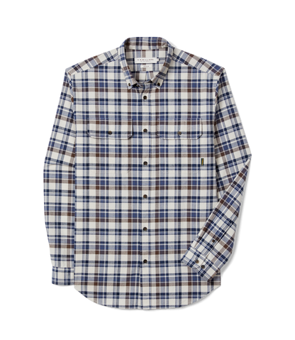Orion brushed check shirt