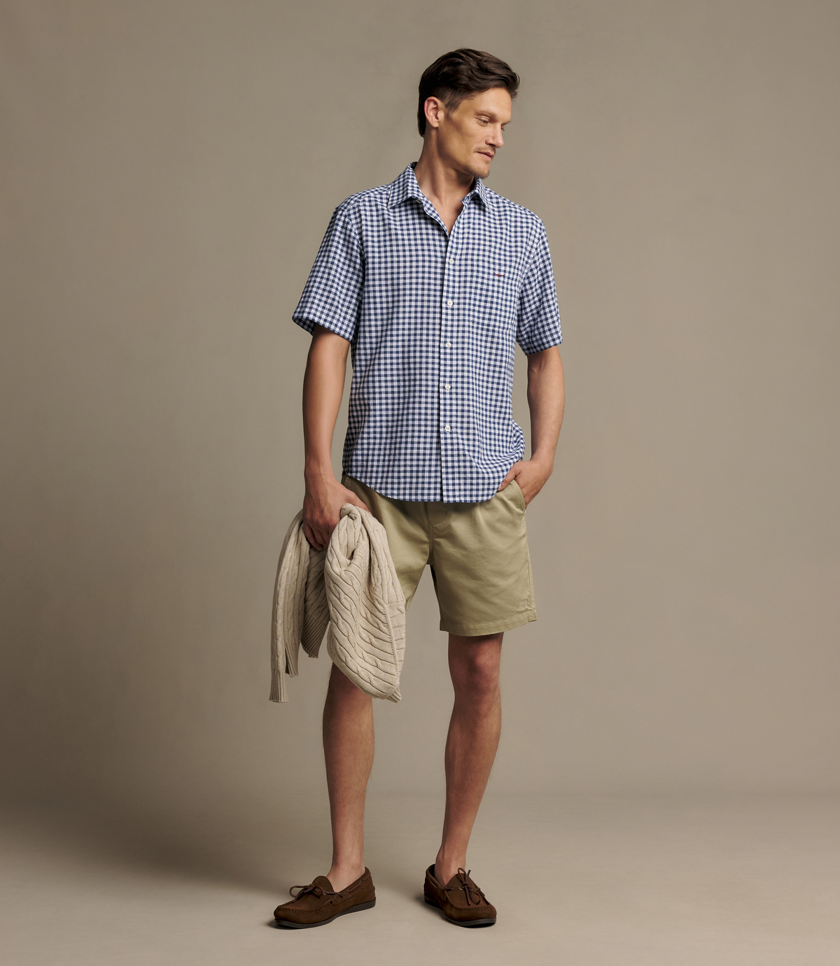 Johnson check short sleeve shirt