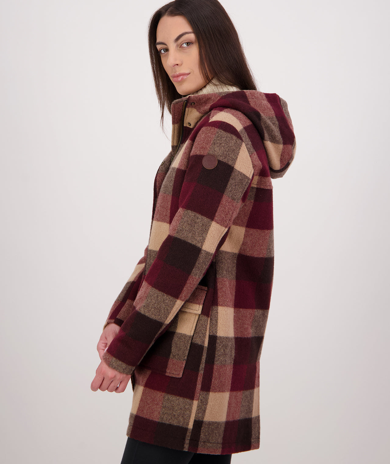 Women's Annmore V2 Wool Overcoat- Florence Check