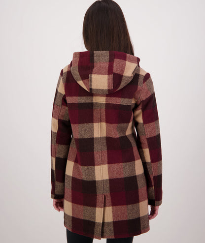 Women's Annmore V2 Wool Overcoat- Florence Check