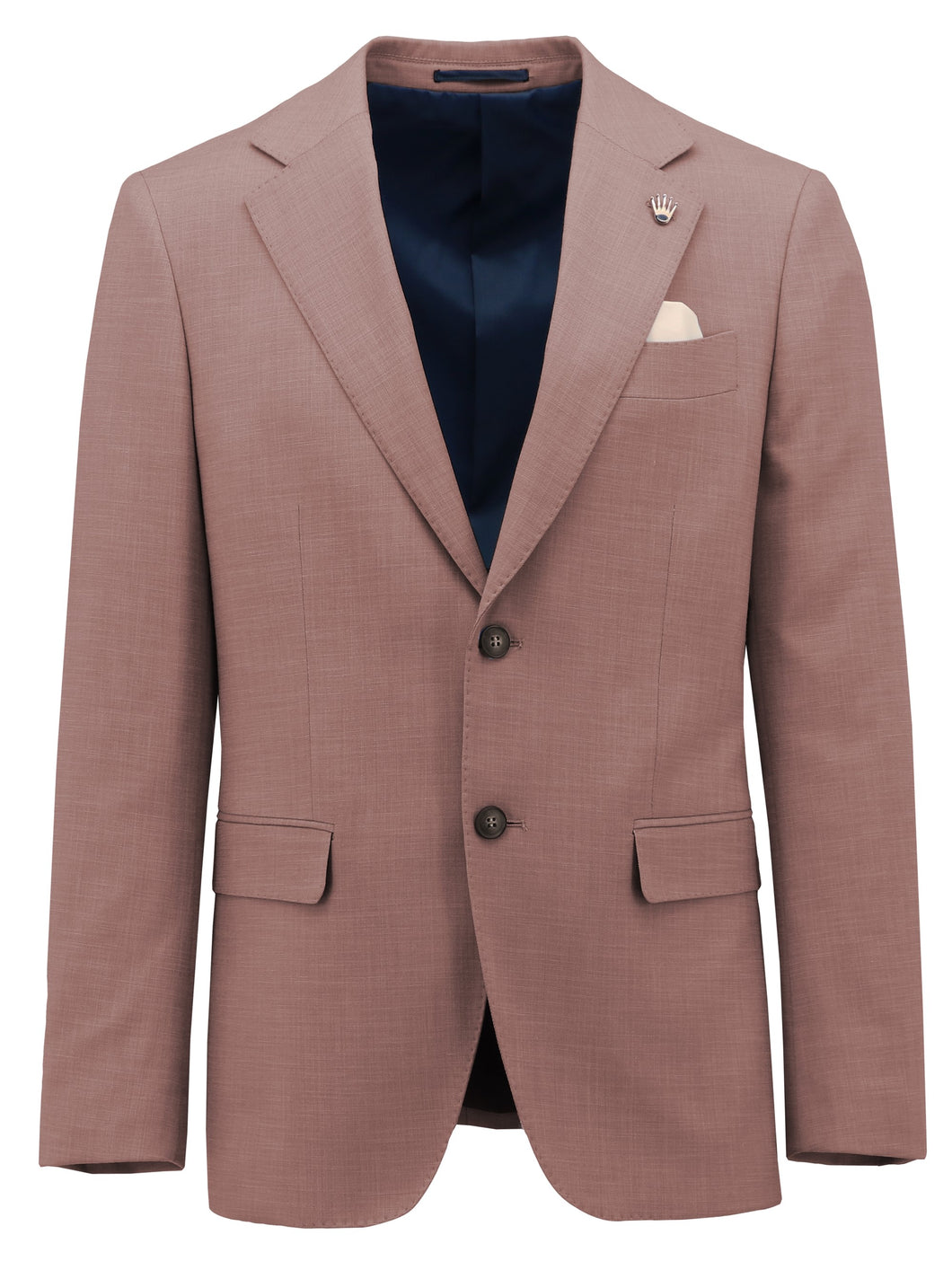 Christian Brookes Mens Slim Fit Turin Edward Suit - RUST