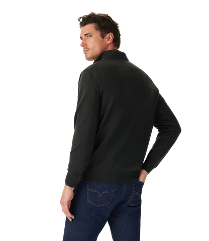 Ernest merino 1/4 zip knit