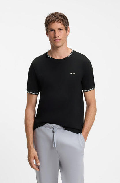 Cotton-piqué T-shirt