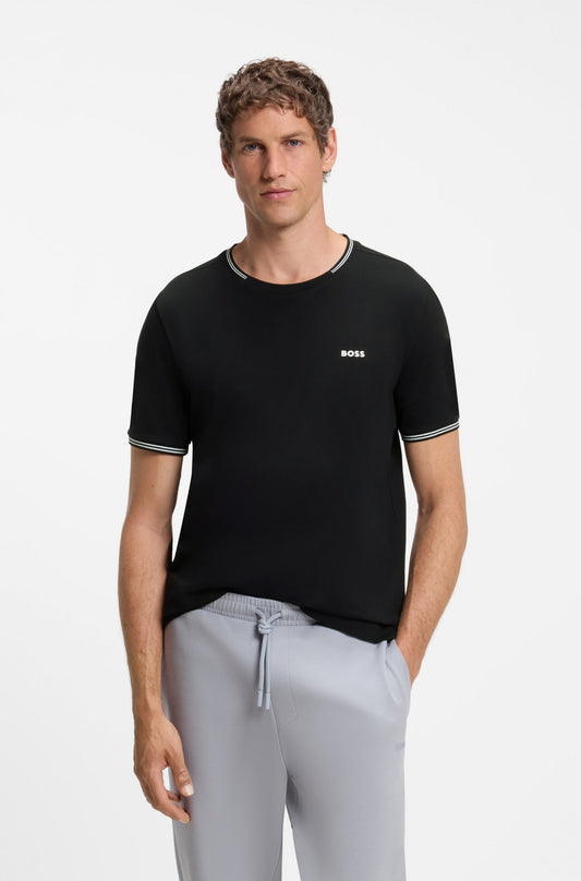Cotton-piqué T-shirt