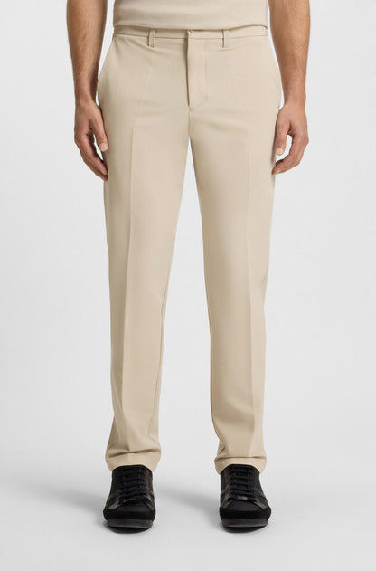 Slim-fit trousers in water-repellent stretch fabric