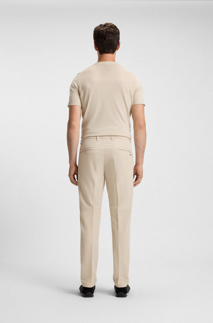 Slim-fit trousers in water-repellent stretch fabric