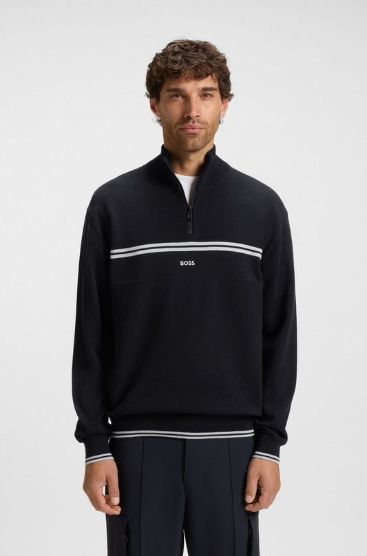 K ZONE SWEATER- BLCK