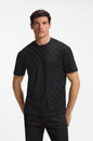 Porsche x BOSS relaxed-fit T-shirt in cotton jacquard