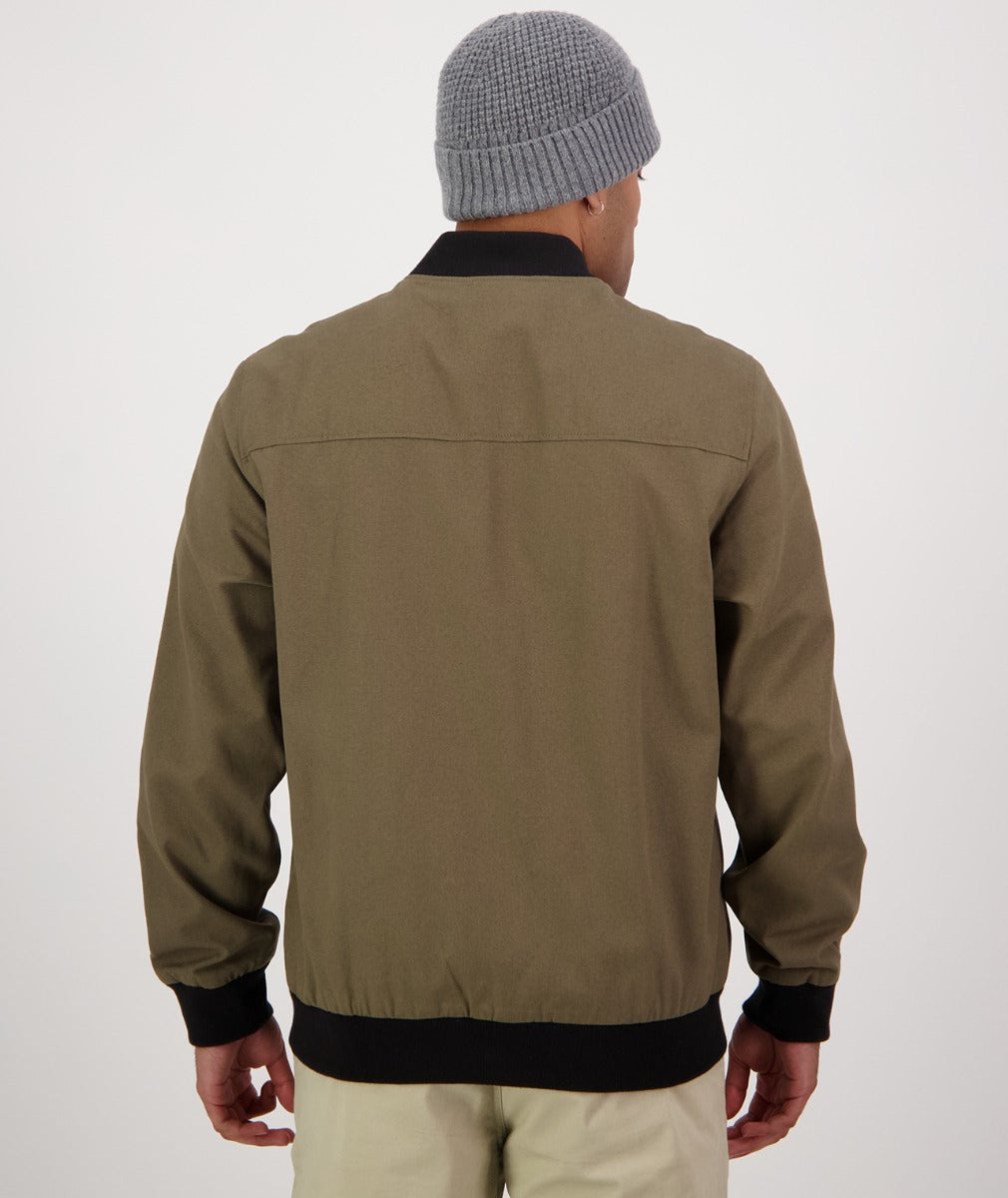 Men's Bevan Canvas Bomber Jacket