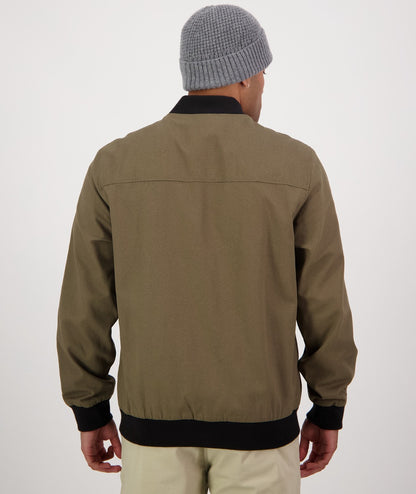 Men's Bevan Canvas Bomber Jacket