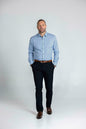 CHARTLEY - LONG SLEEVE COTTON STRETCH SHIRT