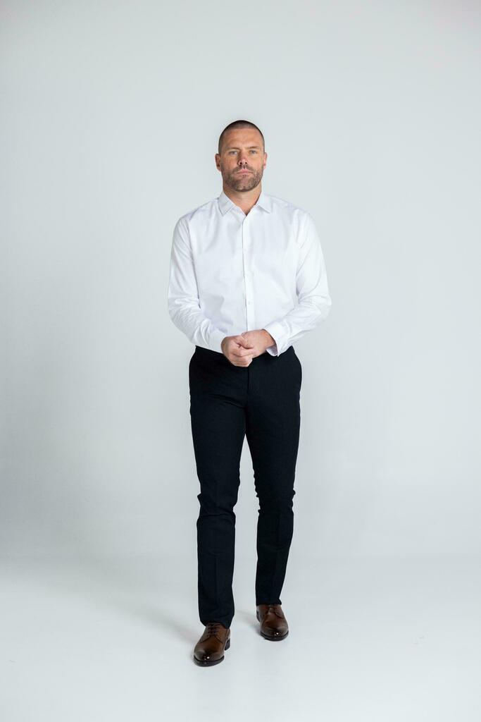 BARKER - LONG SLEEVE COTTON SHIRT
