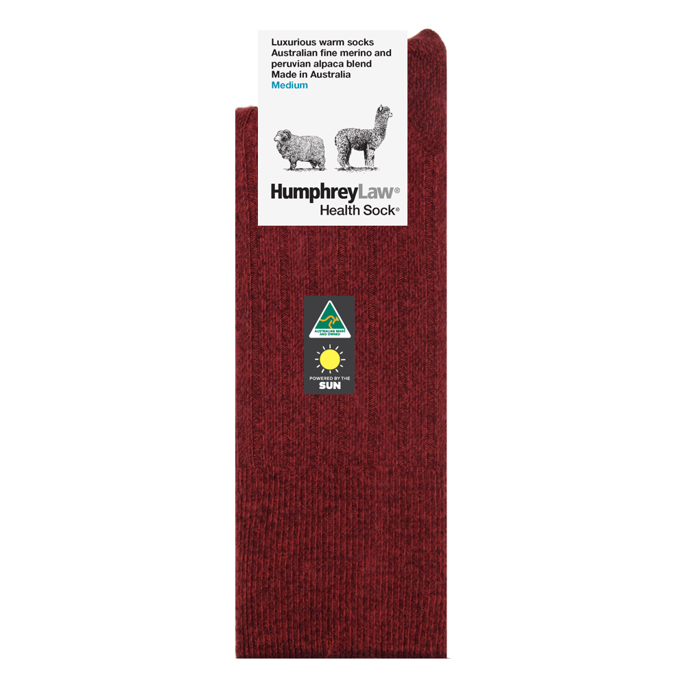 Humphrey Law Fine Merino/Alpaca 04C Socks (Australian made)