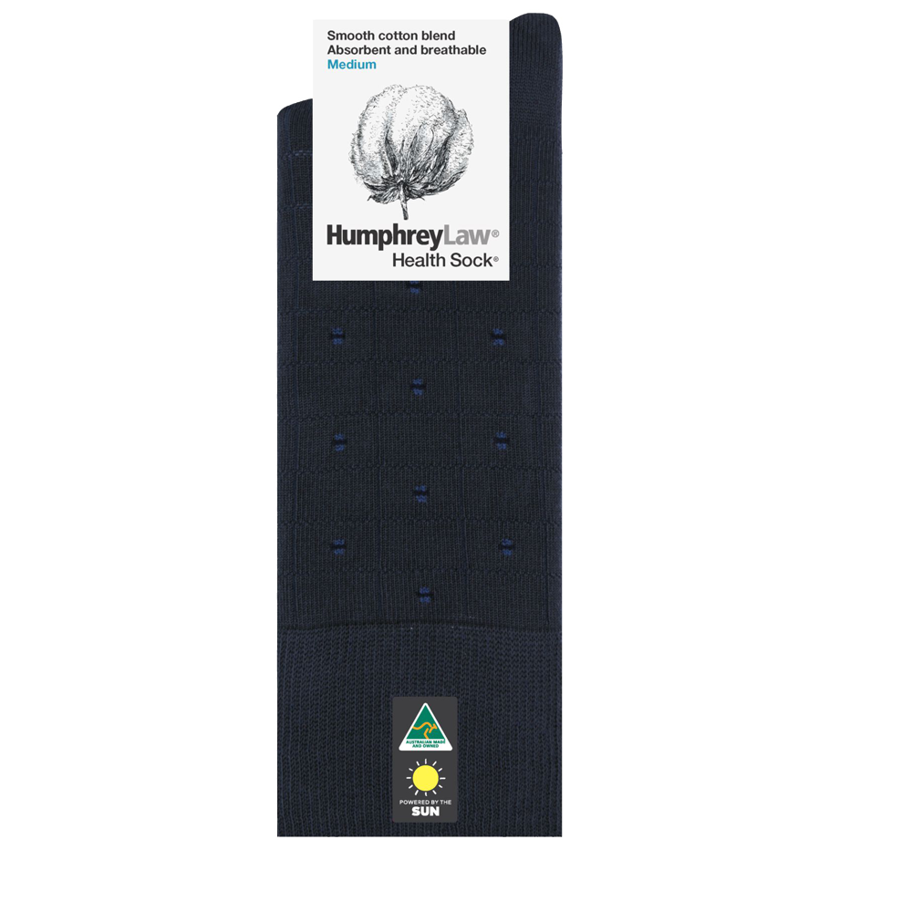 Humphrey Law 51C Checkspot Socks (Australian made)