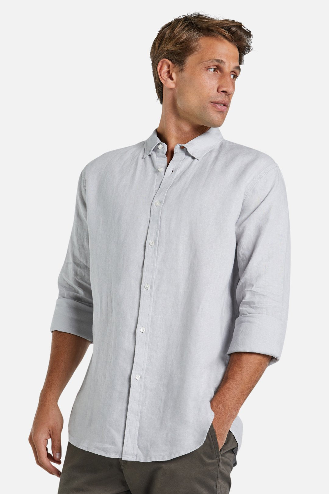 THE TENNYSON LINEN L/S SHIRT