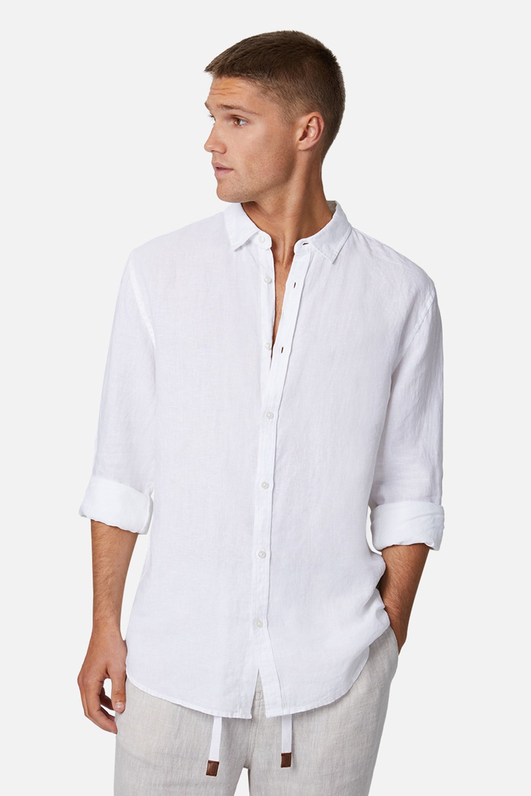 THE TENNYSON LINEN L/S SHIRT