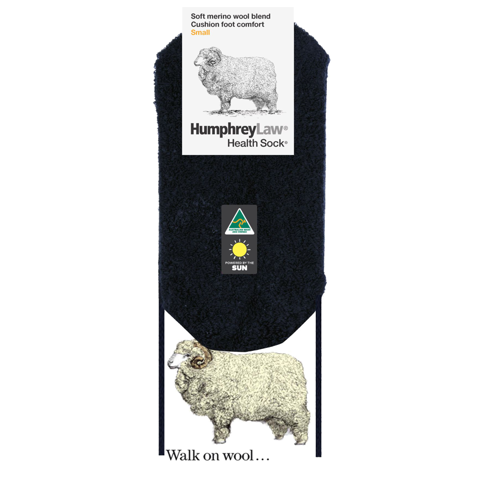 Humphrey Law Fine Merino Cushion 87C Socks (Australian made)