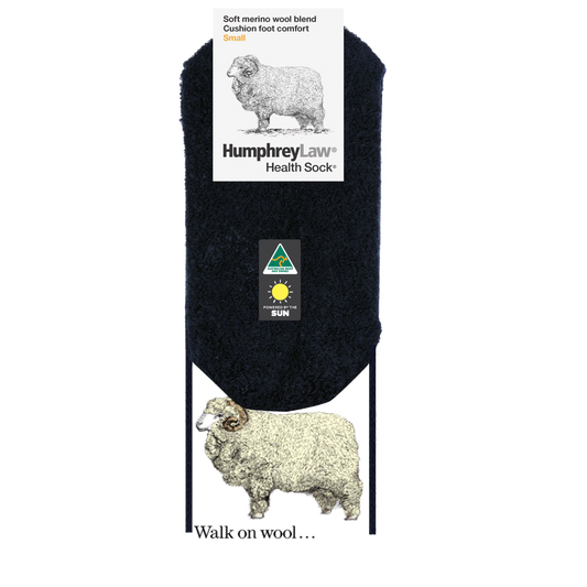 Humphrey Law Fine Merino Cushion 87C Socks (Australian made)