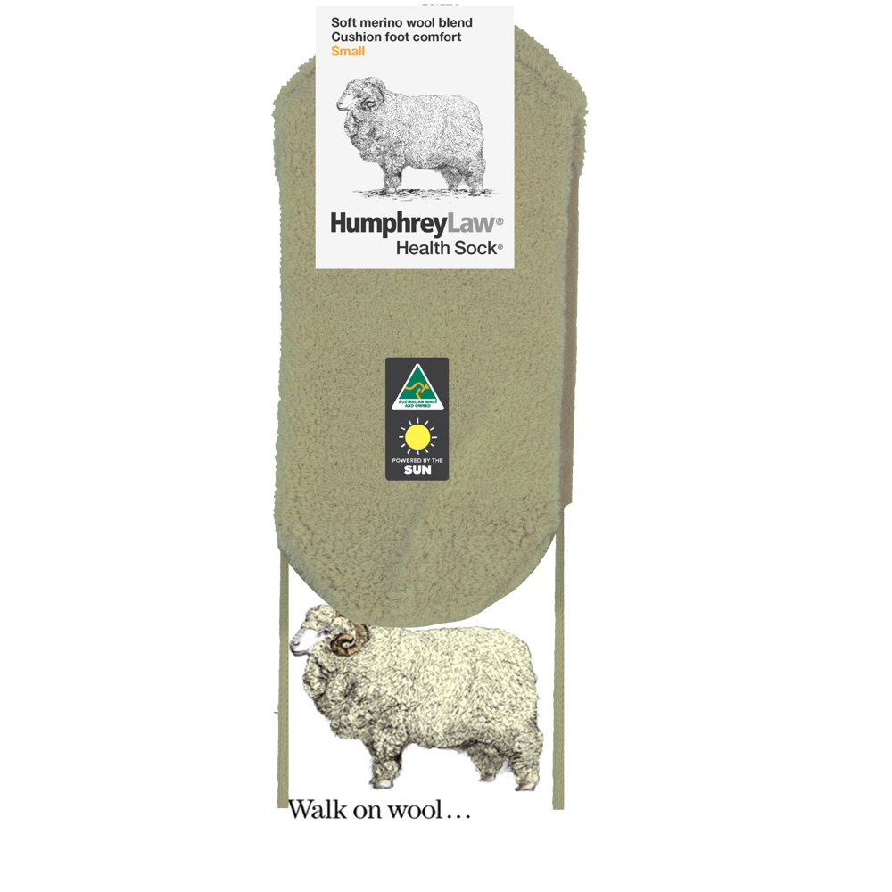 Humphrey Law Fine Merino Cushion 87C Socks (Australian made)
