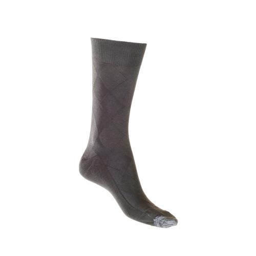 95% Cotton Socks w Tough Toe Gun Metal